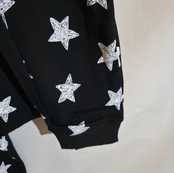 Umgee Black Star Pattern Joggers Women's Medium - Picture 4 of 4